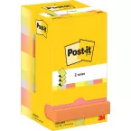 Post-it Z-notes, 100 vel, ft 76 x 76 mm, pak van 12 blokken, assorti neonkleuren