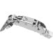 Pivot-Star 160° vernikkeld opschroefscharnier met soft-close functie, voor opbouwdeuren / PCE