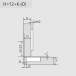 Pivot-Star 160° Nickel-Plated Concealed Pivot Hinge with Soft Close and Self-Closing, for Overlay Door, Ø10x10mm
