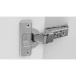 Pivot-Star 110° verzonken vernikkeld scharnier (Ø10x10mm), met soft close en zelfsluitende functie, voor inzetdeuren / PCE