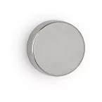 MAUL Neodymium O-Magnets Ø15x5mm 4.5kg Pack of 4 Light Silver for Whiteboard