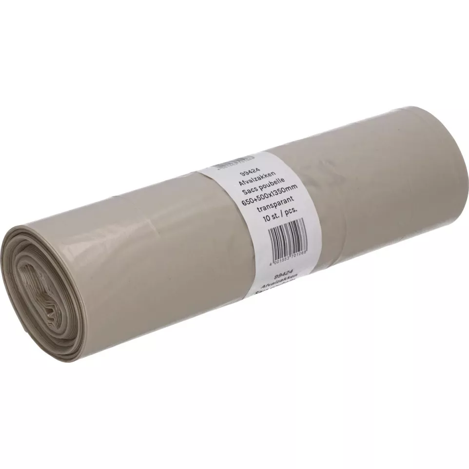 DEISS Garbage Bags 65 + 50 x 135 cm...