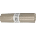 DEISS Garbage Bags 65 + 50 x 135 cm Transparent LDPE Roll of 10 Pieces