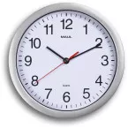 MAULrun horloge murale, diamètre 25,2 x 5 cm, cadre en plastique, zilver