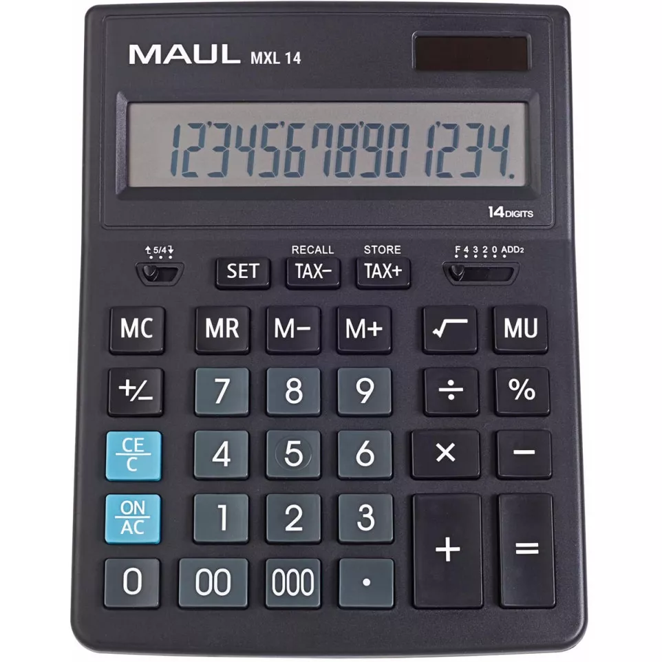 MAUL Desktop Calculator MXL 14 Black