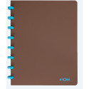 Atoma Terra Notebook A5 144 Pages Square Ruled Cardboard Cover