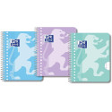 Oxford  bloc de cours School collège, ft A5+, 80 feuilles, ligné, paquet de 3 pièces, assorti