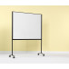 Smit Visual tableau blanc, acier laqué, magnétique, mobile, 150 x 120 cm