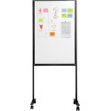 Smit Visual mobile magnetic enamel steel whiteboard 75 x 120 cm