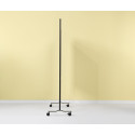 Smit Visual whiteboard, emaille, magnetisch, verrijdbaar, 150 x 120 cm