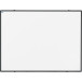 Smit Visual Softline whiteboard, emaille, magnetisch, zwart profiel, 120 x 90 cm