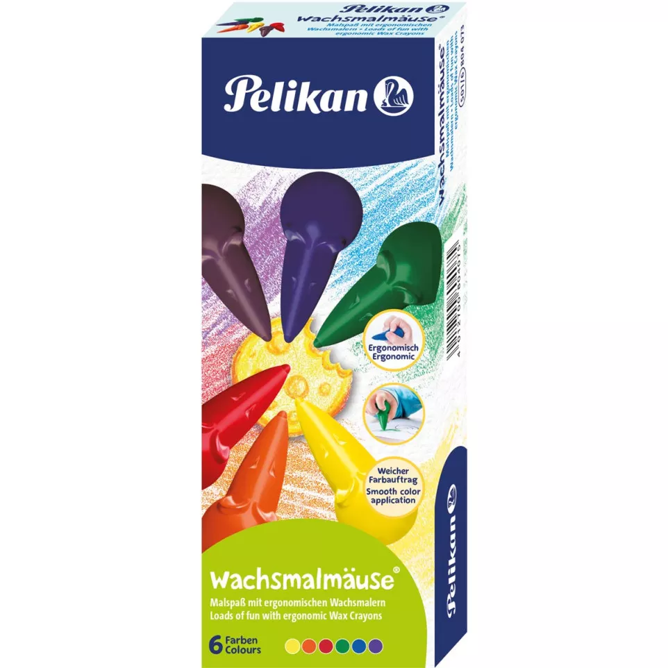 Pelikan craie à la cire en forme de...
