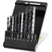 Irwin 9 Piece Metal Wood Masonry Drill Bit Set