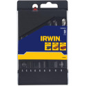 Irwin 9 Piece Metal Wood Masonry Drill Bit Set