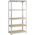 Avasco étagère Strong 175, ft 176 x 90 x 40 cm, 5 tablettes, galvanisé