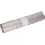 Deiss Trash Bags 120 L 70 x 110 cm Transparent HDPE Roll of 25 Pieces