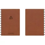 Adoc Business A4 Notebook 144 Pages 5 mm Grid Brown Card Cover