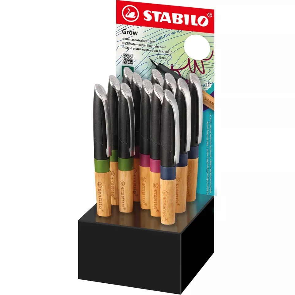 STABILO Grow vulpen, display van 12...