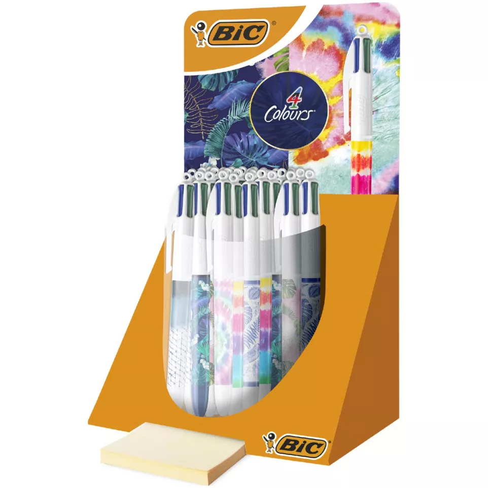BIC 4 Colour Ballpoint Pen Tie-Dye...