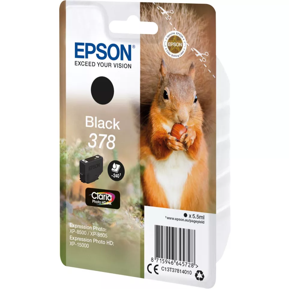 Epson 378 Black Original Ink...