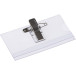 EUROPEL Name Badge Holders with Combined Clip 75 x 40 mm Pack of 24