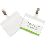Q-CONNECT badge avec clip...