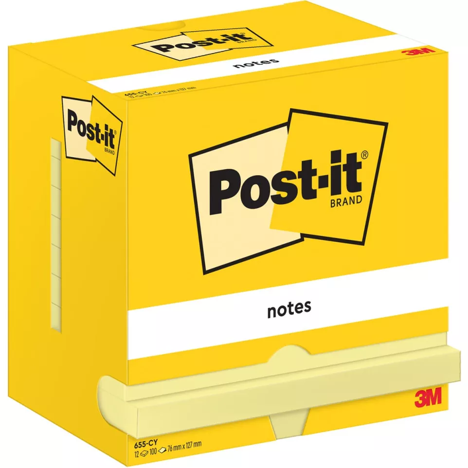 Post-It Notes, 100 vel, ft 76 x 127...