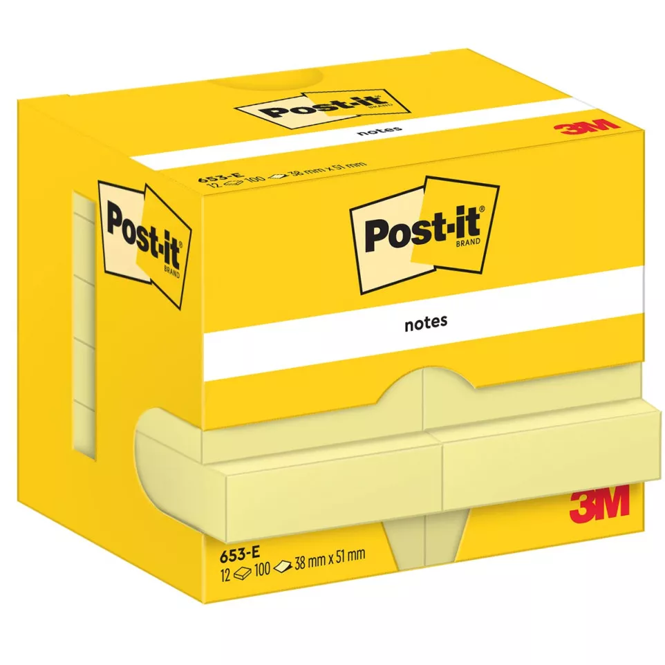 Post-It Notes, 100 vel, ft 38 x 51...