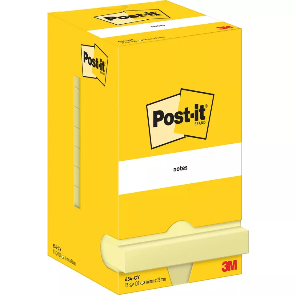 Post-It Notes, 100 vel, ft 76 x 76...