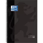 Oxford Classic Spiral Notebook A4 Plus 160 Pages 5 mm Grid Black