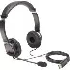 Kensington Classic USB-A Headset with Noise-Cancelling Microphone K97601