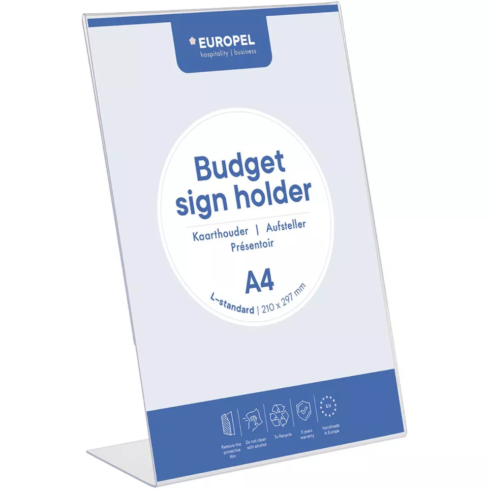 Europel Budget Document Display Stand...