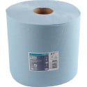 Tork Industrial Heavy-Duty Wiping Paper Roll 3-Ply W1/W2 Blue Pack of 2 Rolls