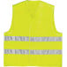 Delta Plus High Visibility Yellow Polyester Safety Vest XXL per piece