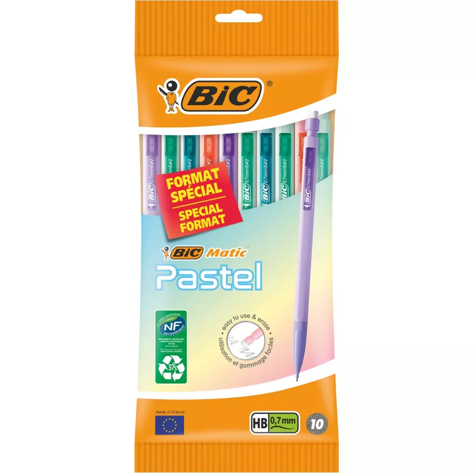 BicMatic pastel vulpotlood, blister...