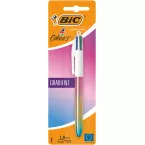 Bic 4 Colours Gradient stylo bille 4 couleurs, moyen, 4 couleurs d'encre classique, sous blister