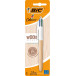Bic 4 Colours Wood Style stylo bille 4 couleurs, moyen, 4 couleurs d'encre classique, sous blister