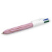 BIC 4 Colours Wood Style Ballpoint Pen Medium Tip Classic Ink Colors