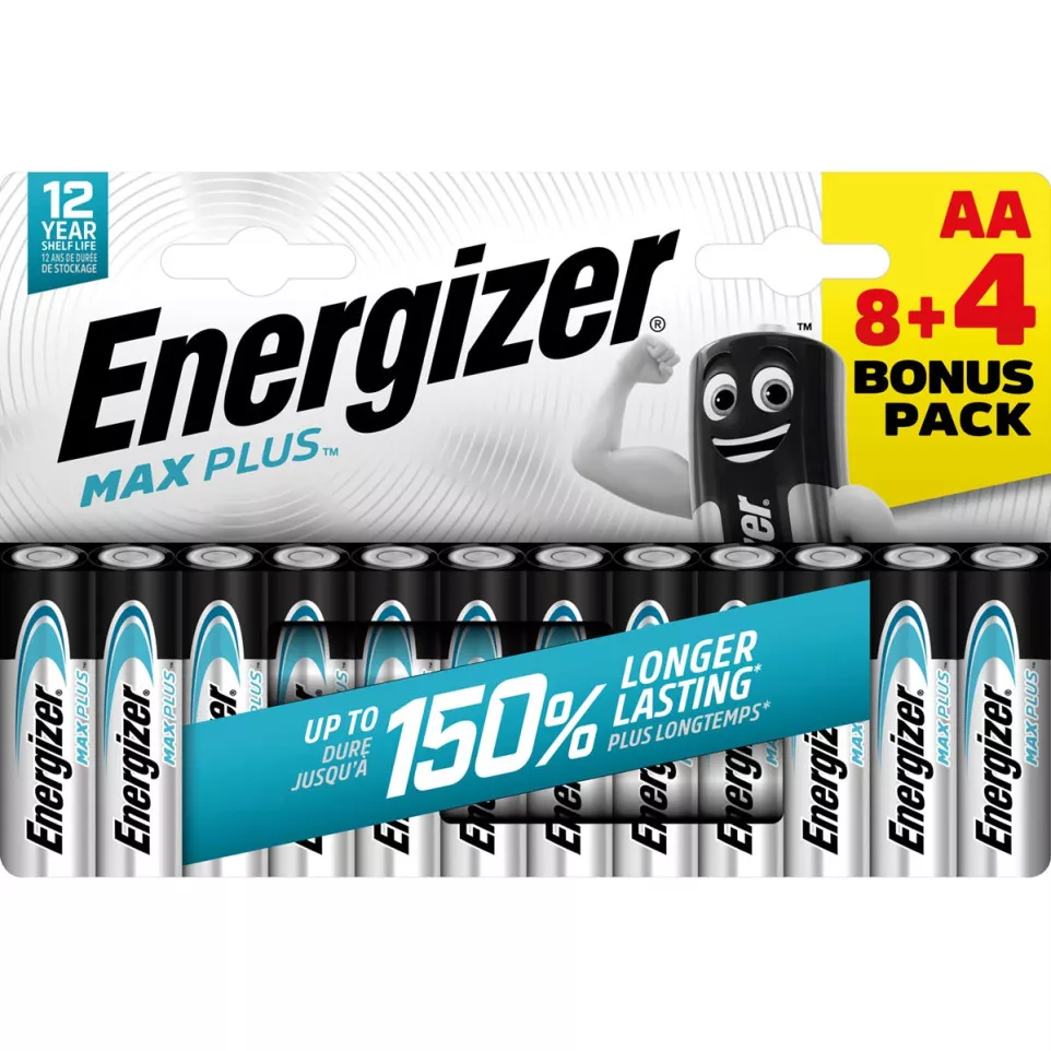 Energizer MAX PLUS AA Batteries Pack...