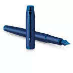 Parker IM Monochrome Blue stylo plume, moyen, giftbox