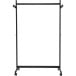 MAUL Samba Mobile Coat Rack with 8 Hooks Black RAL9004 Size 115 x 173 x 51 cm Max 40 kg