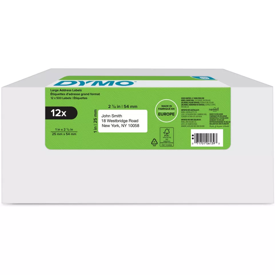Dymo étiquettes LabelWriter, ft 25 x...