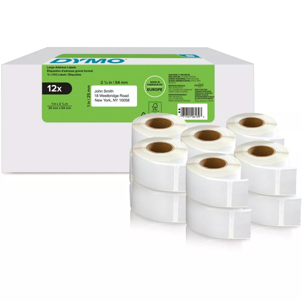 Dymo étiquettes LabelWriter, ft 25 x...