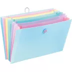 Viquel Rainbow Pastel voorordner, liggend model met 8 vakken