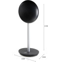 Domo keramische verwarming Turbo, op stand, zwart