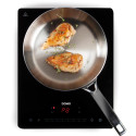 Domo portable induction cooktop single burner 2000W black