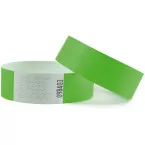 CombiCraft Tyvek Wristbands Green Pack of 100