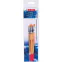 Talens Art Creation aquarelpenselen polyester assorti, set van 5 penselen
