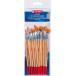 Talens Art Creation aquarelpenselen polyester assorti, set van 12 penselen