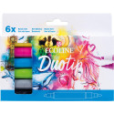 Talens Ecoline Duotip Brush pen, étui de 6 pièces, base